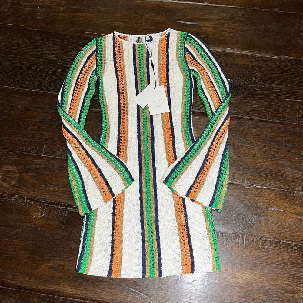 Revolve Significant Other May Long Sleeve Mini Dress Kaleidoscope $275 Sz 2 NWT - Picture 4 of 14